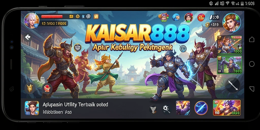 Tampilan antarmuka pengguna <strong>KAISAR888</strong> yang modern dan mudah digunakan.