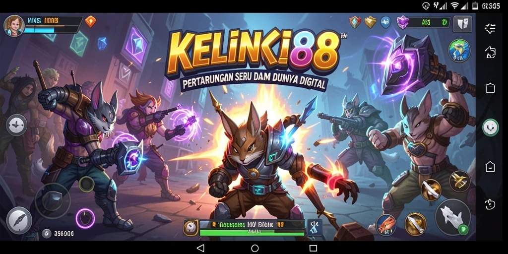 Gameplay KELINCI88 dengan pertarungan seru dan grafis menarik.