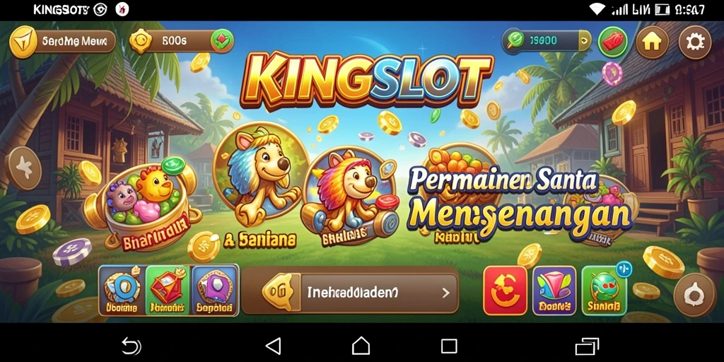 Tampilan menarik dari KINGSLOT yang menghibur pemain.