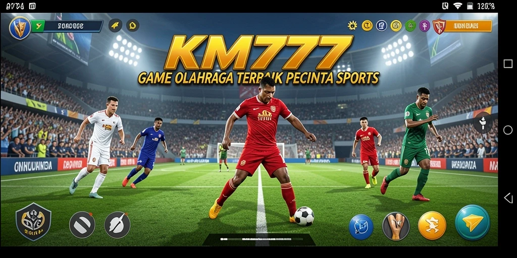 Tampilan permainan KM777 yang seru dan mendebarkan.