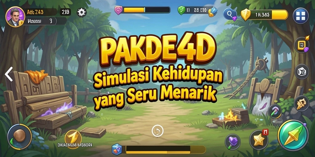 Tampilan gameplay PAKDE4D yang menarik dan interaktif.