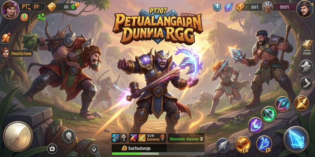 Menampilkan gameplay penuh aksi dan strategi RPG.