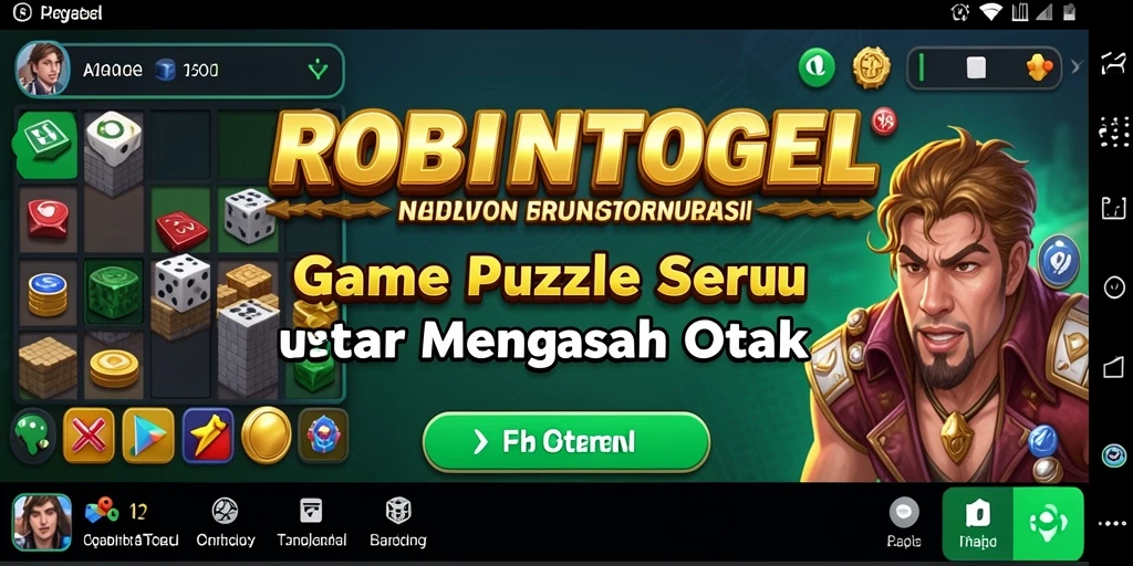 Tampilan gameplay ROBINTOGEL yang menarik dan menantang.