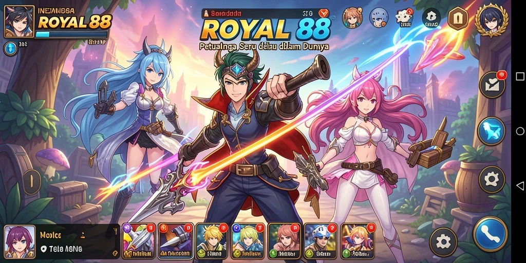 Gameplay seru di ROYAL88 dengan karakter anime yang menarik.