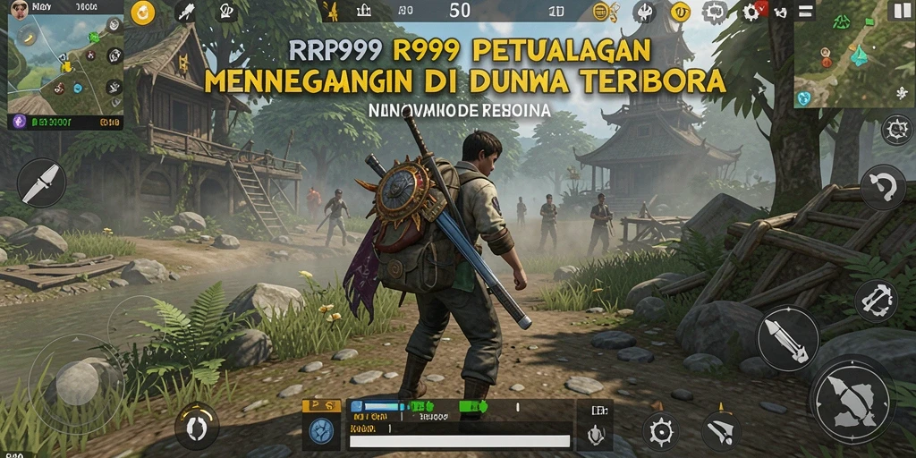 Screenshot gameplay RR999 menampilkan aksi petualangan seru dan grafis memukau.