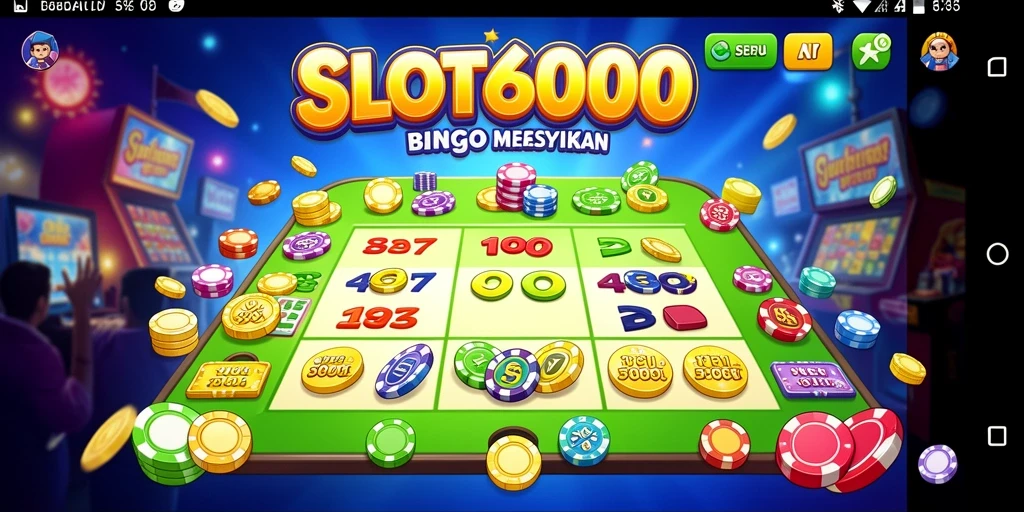 Tampilan gameplay seru di SLOT6000 dengan Bingo yang mengasyikkan.