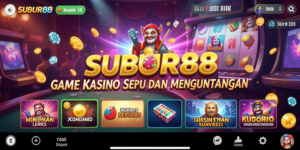 Tangkapan layar gameplay SUBUR88 yang menampilkan keseruan permainan Kasino.