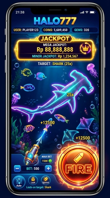 Tangkapan layar antarmuka pengguna halo777 yang sederhana dan mudah dinavigasi.
